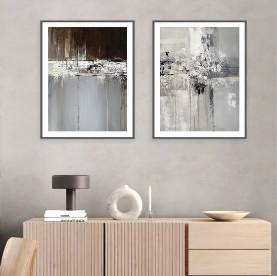 Urban Echoes diptych set