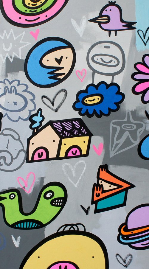 Concrete Characters by Kev Munday