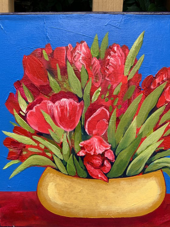 Red tulips