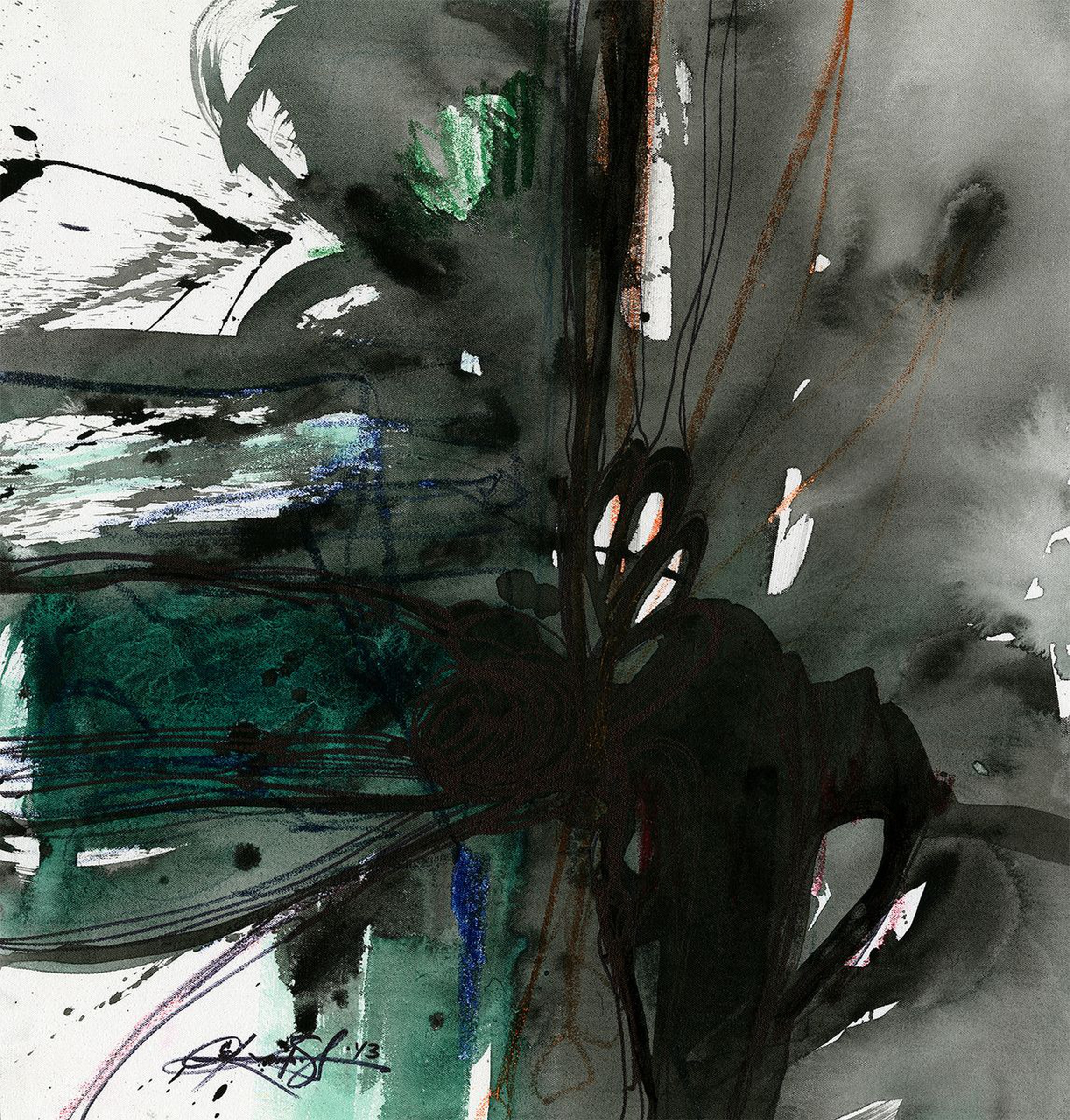 Brush Journey No 6 Abstract On Canvas By Kath Artfinder