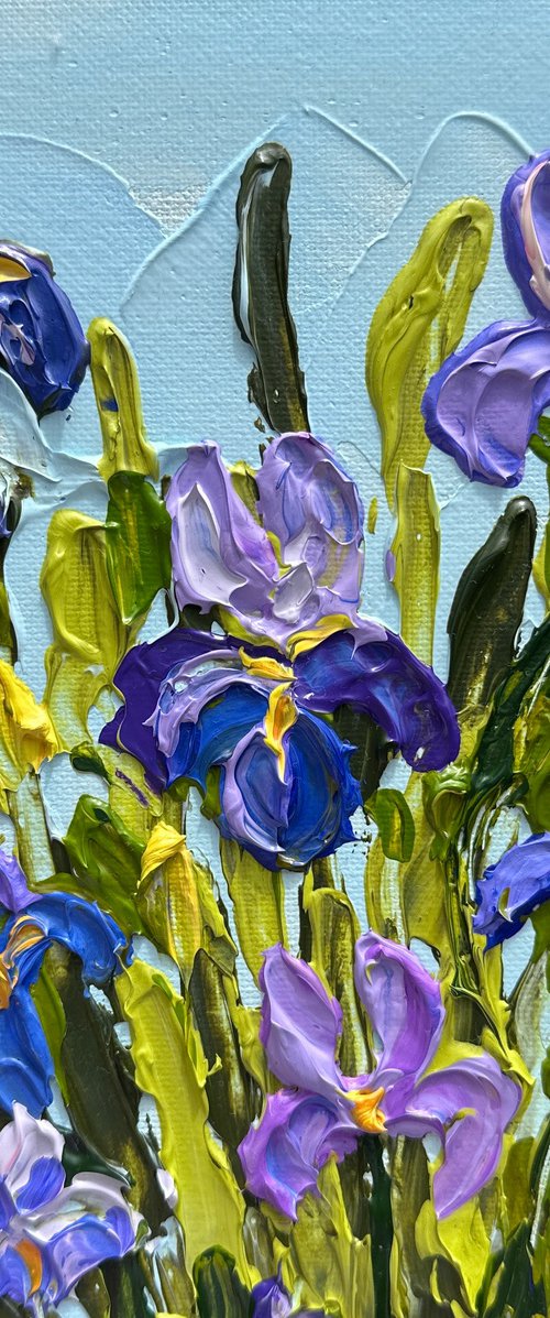 Iris whispers by Guzaliya Xavier