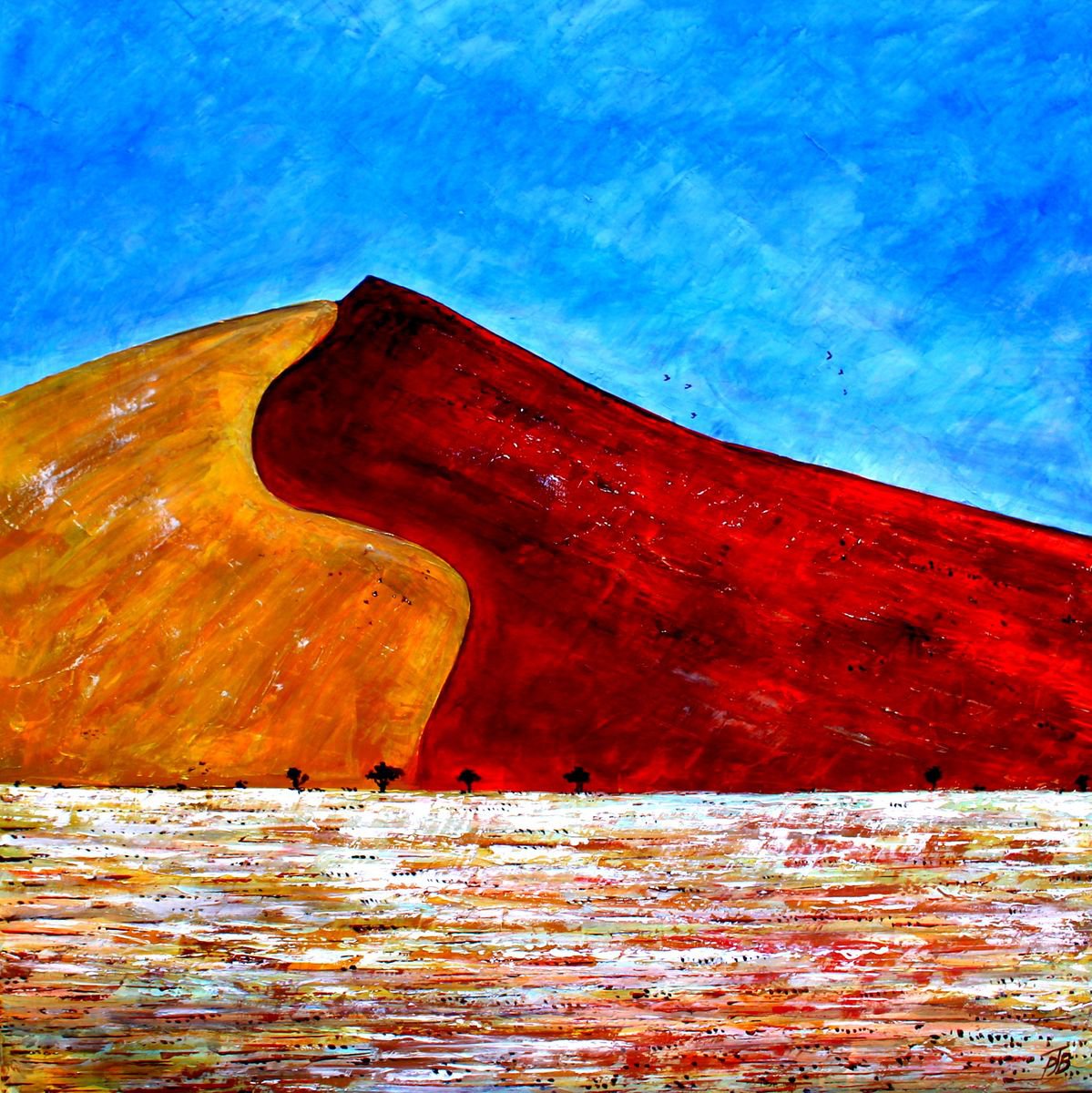  Soussusvlei By Paul J Best, 40 X 40, Artwork For Sale On Artfinder