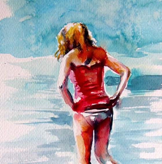 Girl in the water