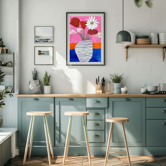 Striped Vase artwork