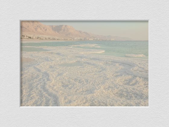 Dead Sea. The shore in the distance