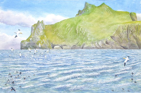 Approaching Boreray, StKilda