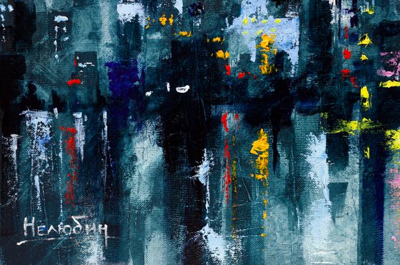 Abstract cityscape"Evening London"