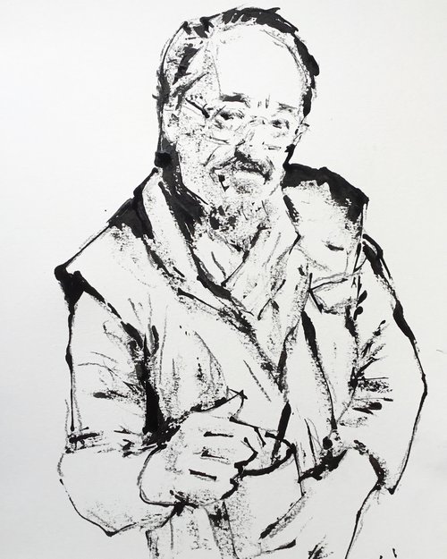 Portrait of André Carpin by Dominique Dève