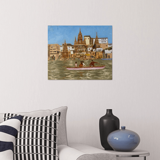 Benaras - Temples at Manikarnika Ghat