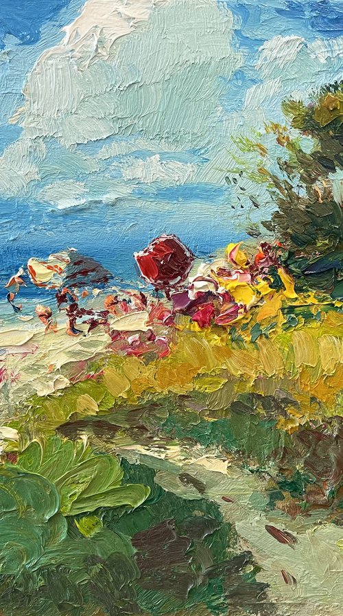 Tuscan Beach Sunlight by Agostino Veroni