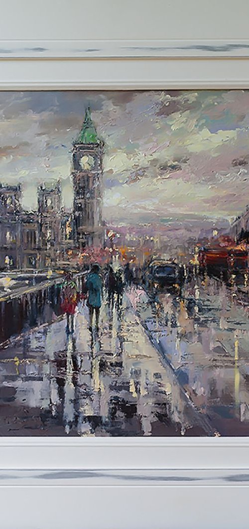 'London Rain' by Ewa Czarniecka