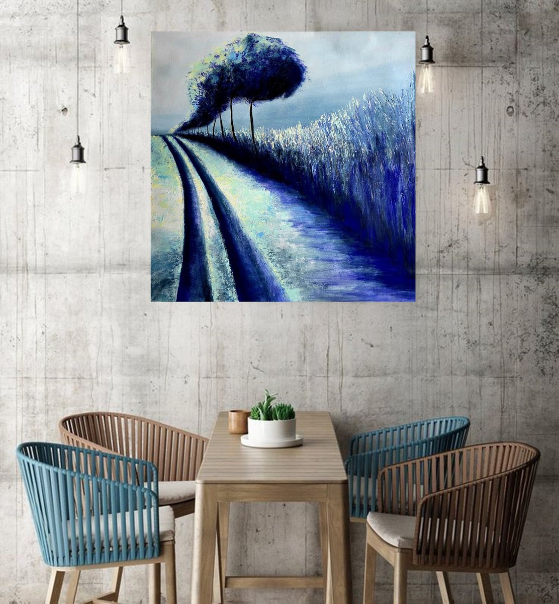  Winter Line By Danijela Dan, 31 X 31, Artwork For Sale On Artfinder