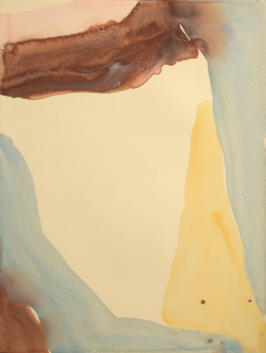 Organic Abstract Watercolour By Melissa Mcgill, 11 X 15", Things Change No 3, Original Artwork