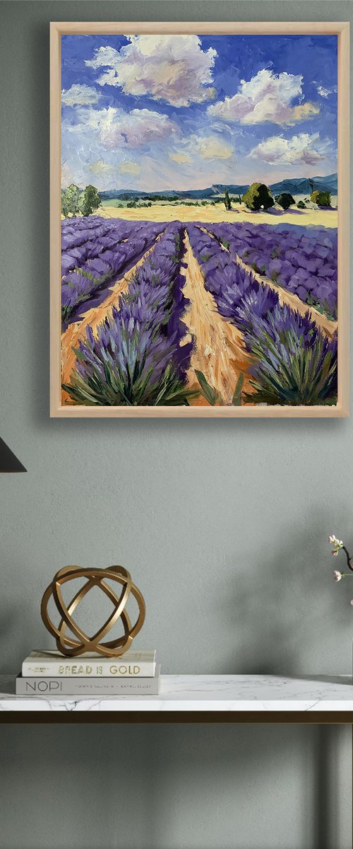 Tuscan Lavender Fields. by Vita Schagen