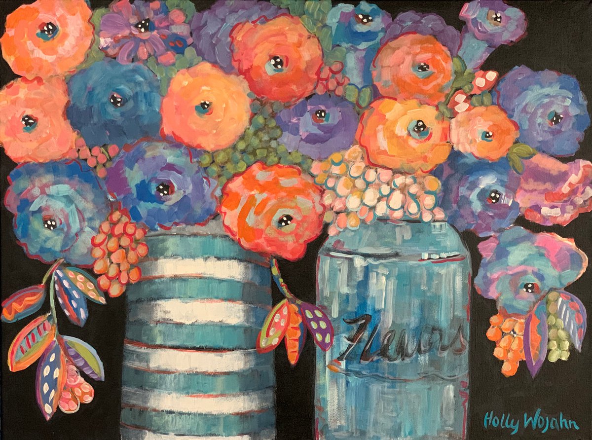  - Les Deux Pots de Fleurs - � by Holly Wojahn