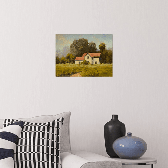 Farmhouse landscape