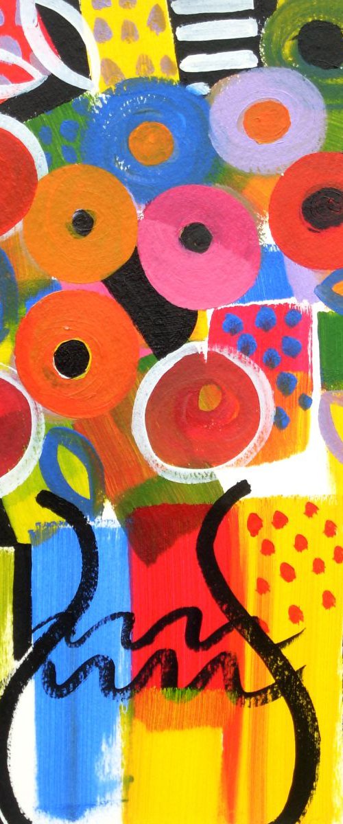 Abstract Floral 5 by Jan Rippingham