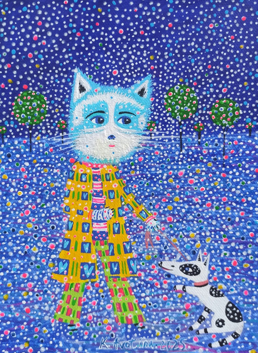  Mr. Johnny Lovecoat By Katrina Avotina, 7 X 9, Artwork For Sale On Artfinder