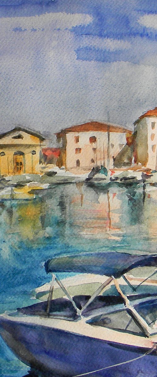 Вay in Piran by Liudmyla Chemodanova