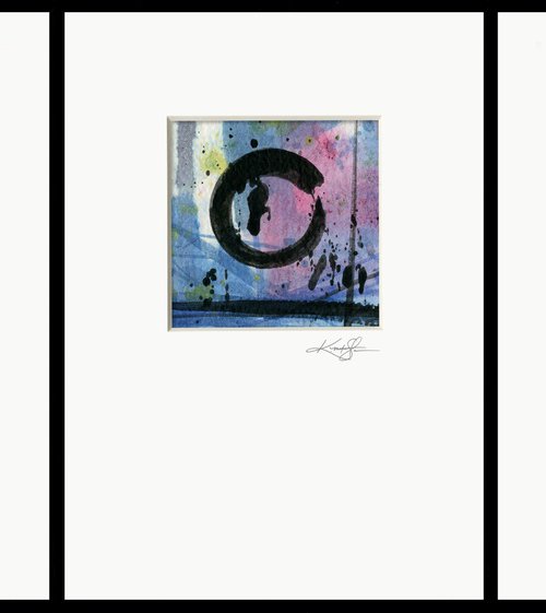 Enso Of Zen Collection 4 - 3 Abstract Zen Circle paintings by Kathy Morton Stanion by Kathy Morton Stanion
