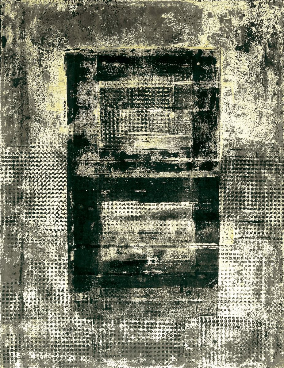 Abstract Acrylic Painting By Petr Strnad, 20 X 26", Position V., Original Artwork