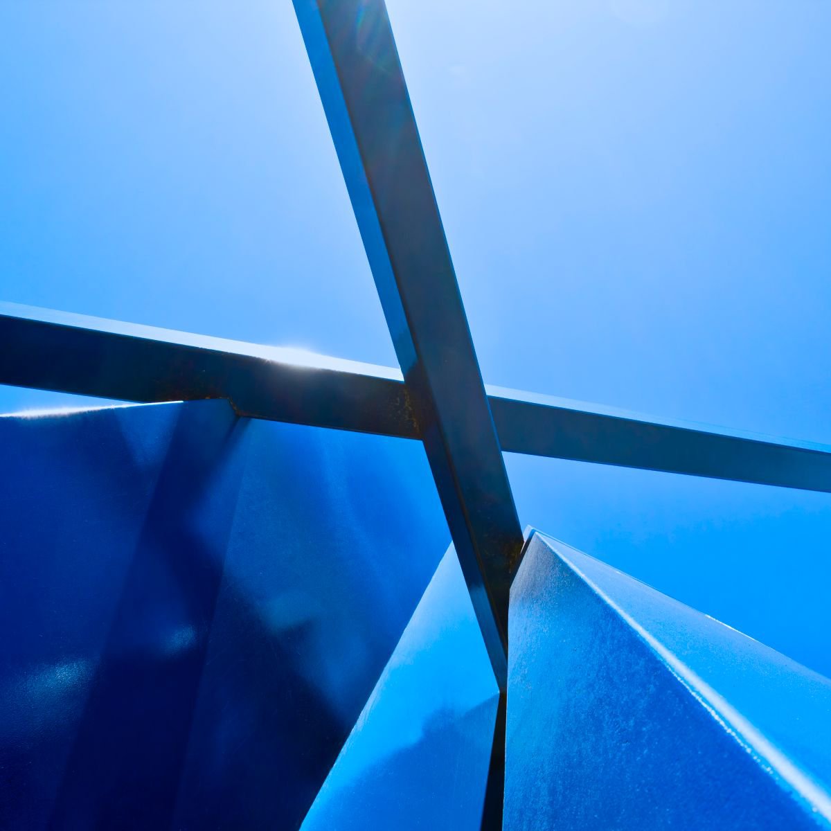 Abstract Photograph , Steel Dawn Rise Of Abstraction By William Dey, 26 X 26, Artwork For Sale On Artfinder