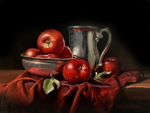 Red Apples by Tatyana Holodnova