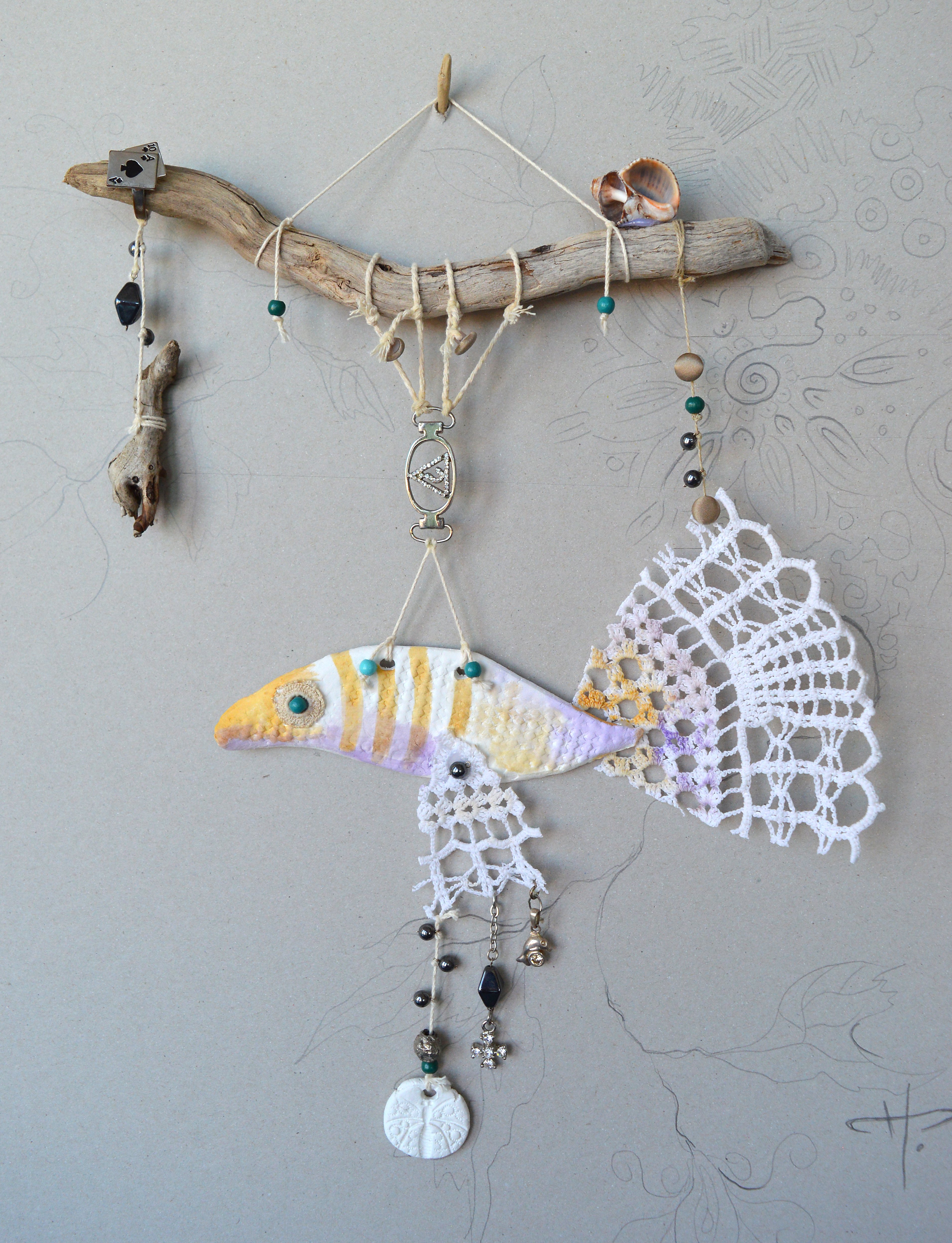 Animal Relief By Silvia Pavlova, 11 X 15", "The Lucky One", Original Artwork