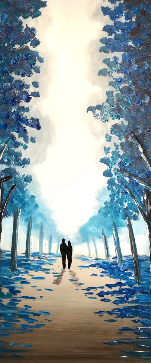 Through The Blue Trees 4 by Aisha Haider
