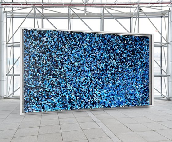 Ultramarine Blue Abstract