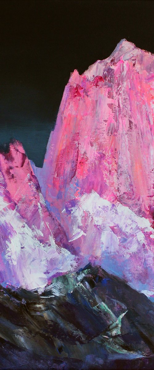 Pink peaks by Tetiana Shendryk