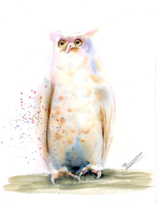 The Owl by Olga Shefranov (Tchefranov)