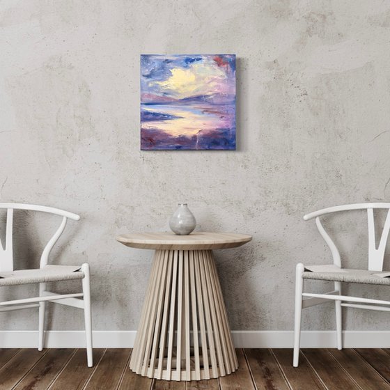 Moment — contemporary landscape with optimistic and positive energy