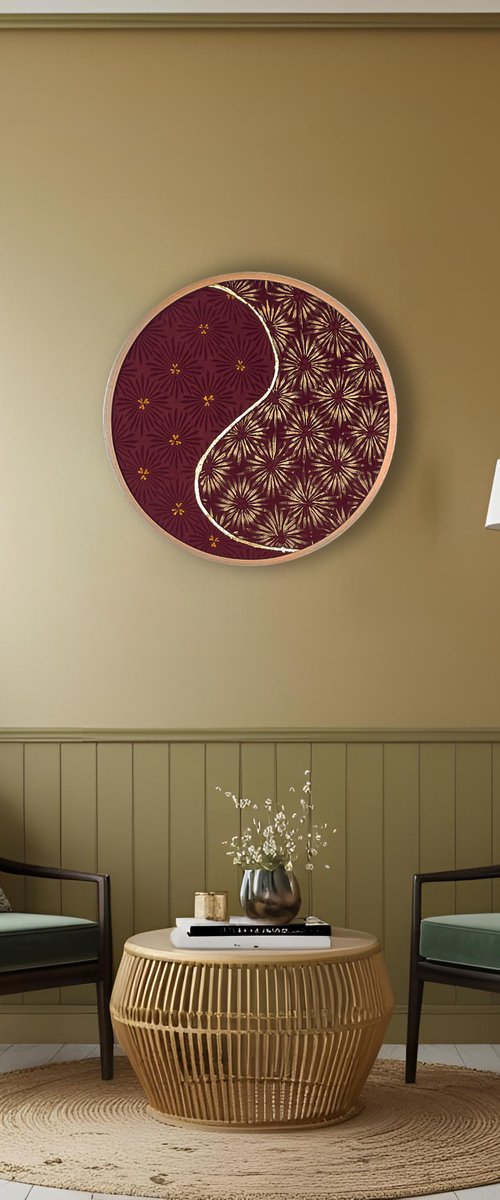 Yin–Yang ~Balance~ (Kimono Upcycled) by Lena Okamoto