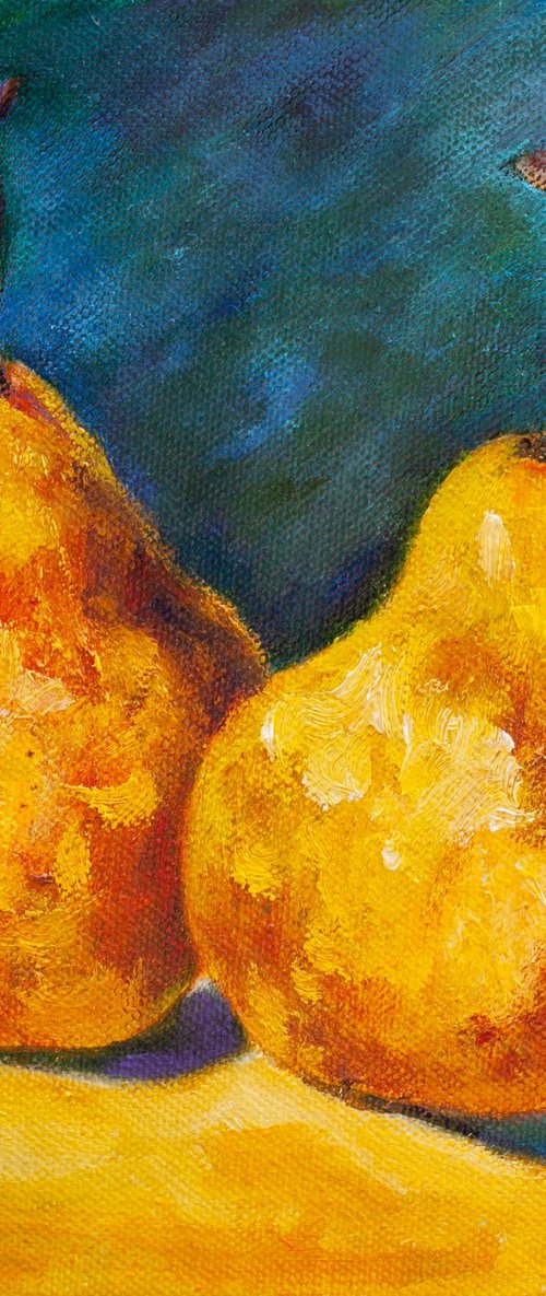 Two Pears by Liudmila Pisliakova