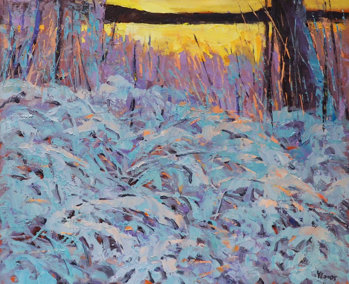 Winter Landscape By Yuanyuan Liu, 24 X 20, Artwork For Sale On Artfinder