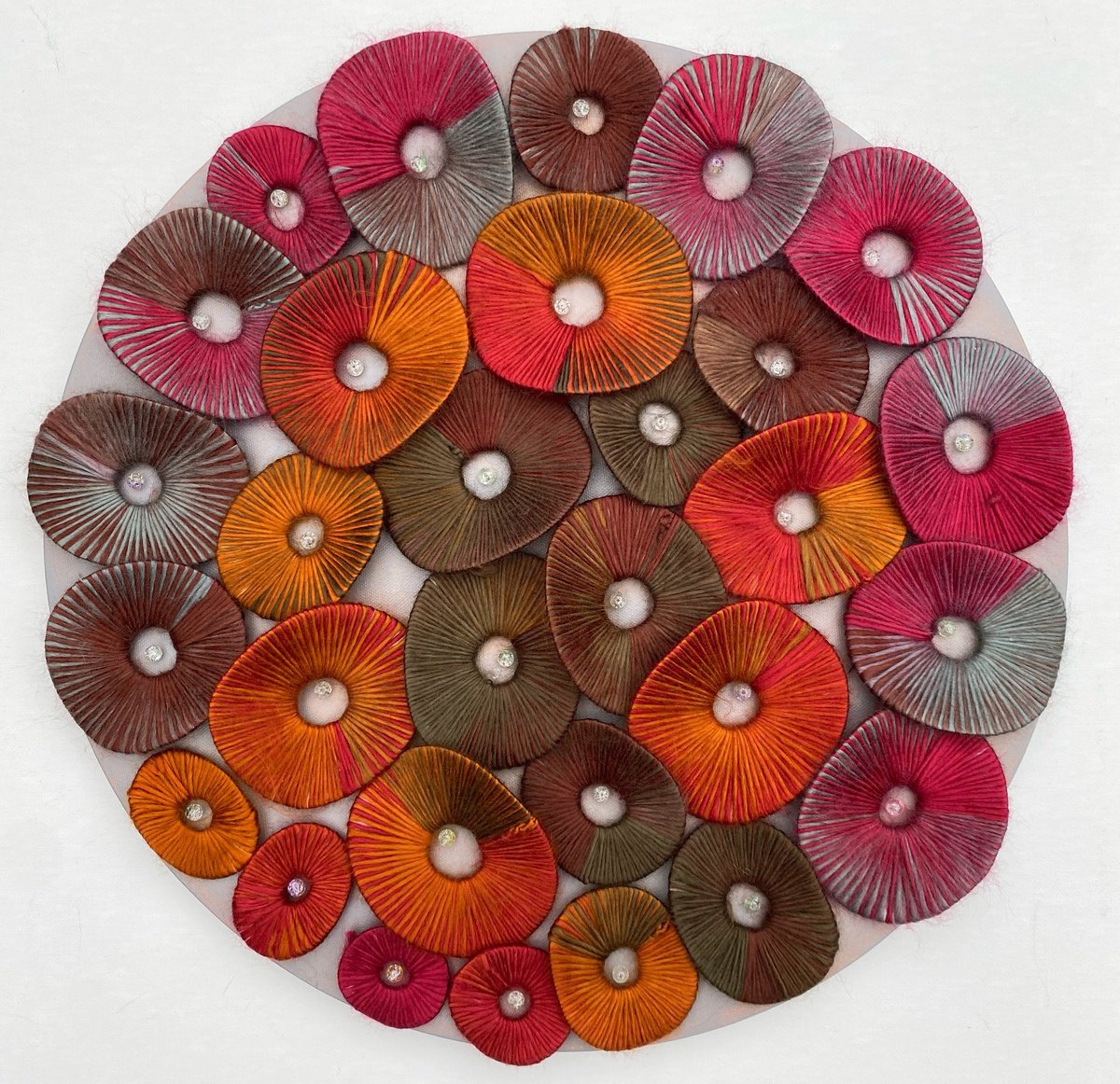 Organic Relief , Little Lives -6 By Swapna Namboodiri, 20 X 20, Artwork For Sale On Artfinder