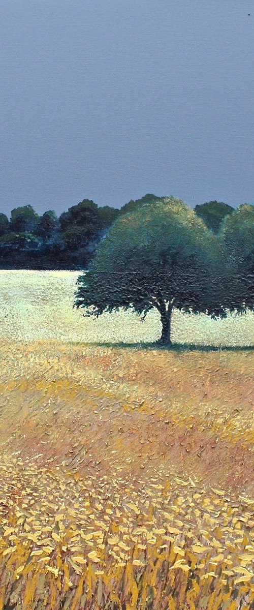 2 Trees under a cloudless sky by Simon Jones
