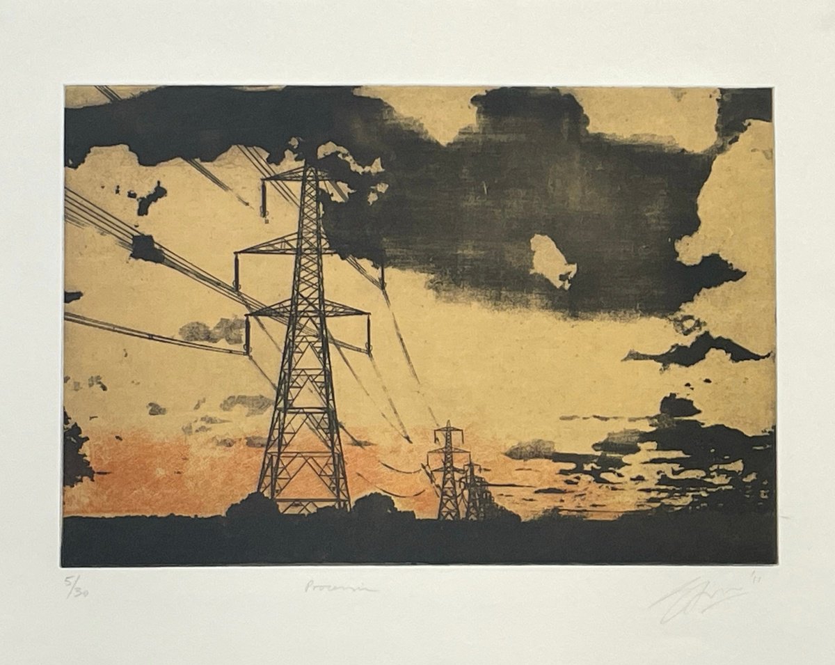 Etchings & Engravings , Procession By Simon Lawson, 24 X 20, Artwork For Sale On Artfinder