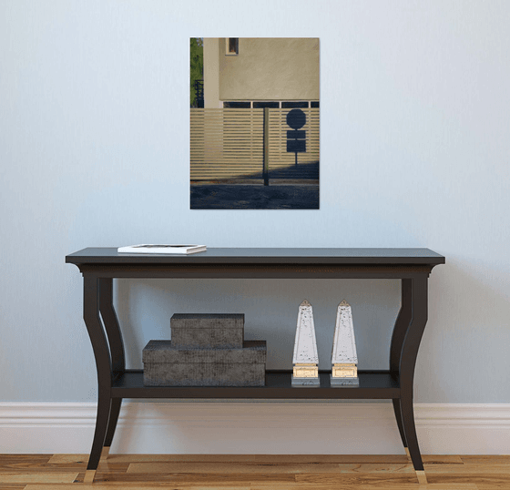 Shadow of a STOP Sign