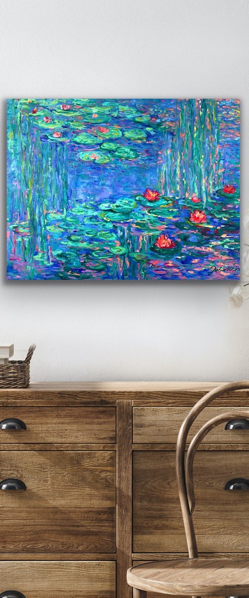 "Giverny at sunset" by Julia Borg