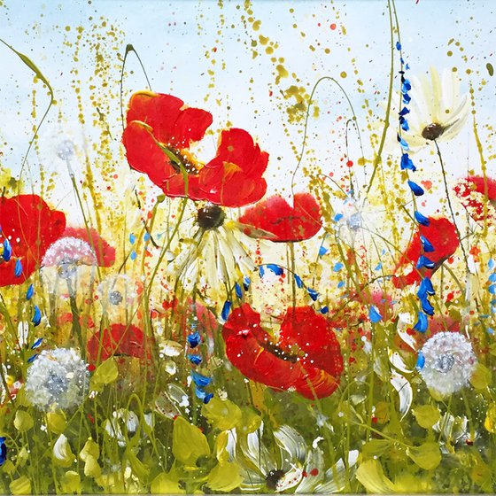 Joyous Poppy Landscape