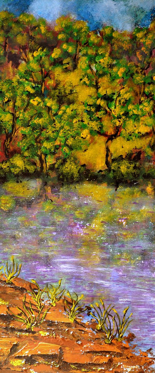 PURPLE RIVER by Thierry Vobmann. Abstract .