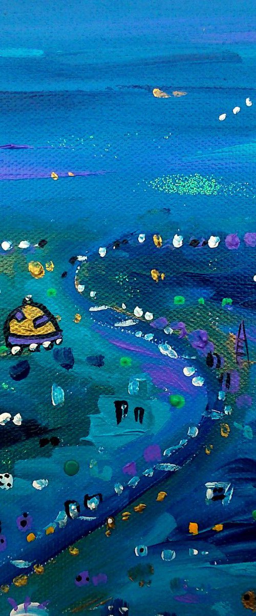 Blue City by Maria Luisa  Azzini