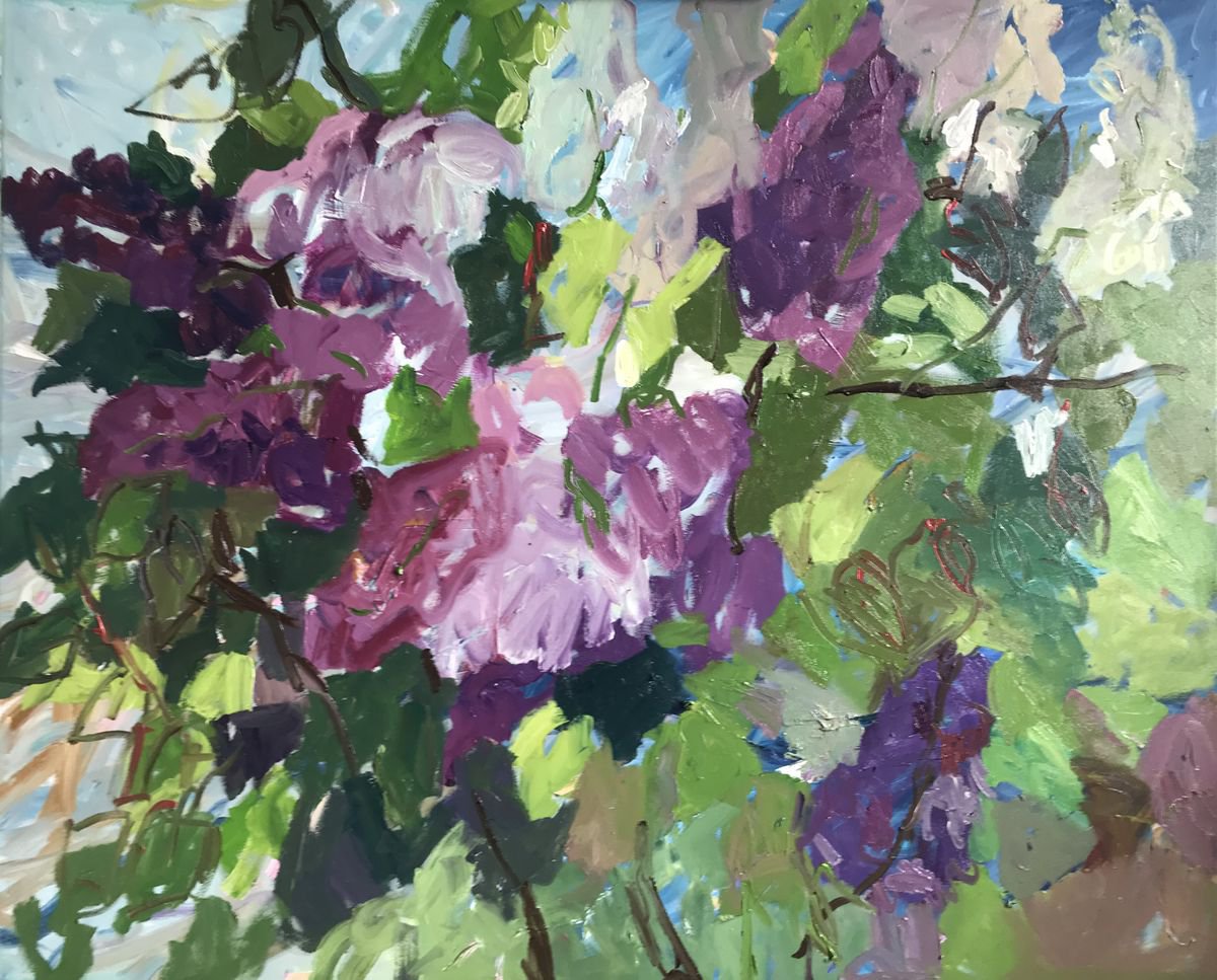 Lilac morning by Lilia Orlova-Holmes