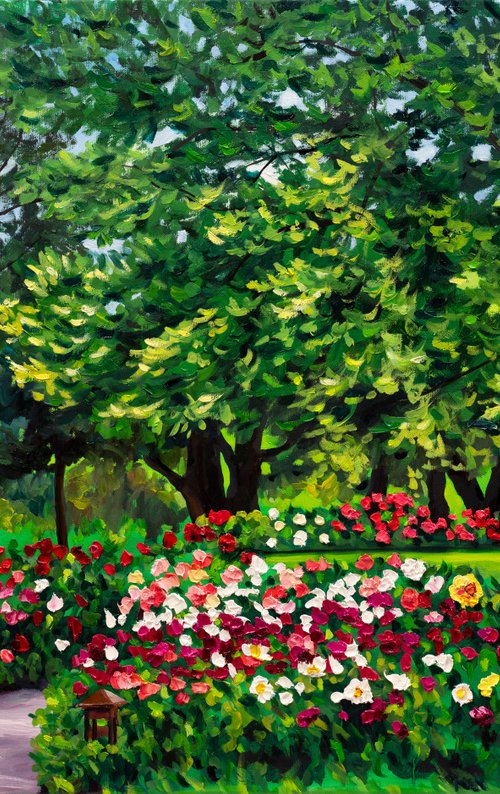 Magical Peony Garden by Christina M Plichta