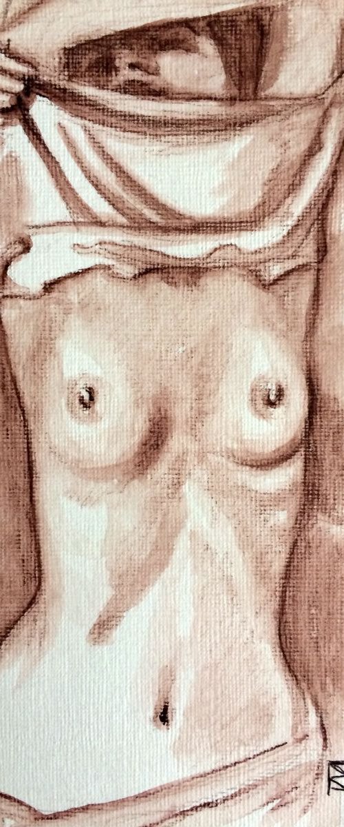 Nude sketch by Vincenzo Stanislao