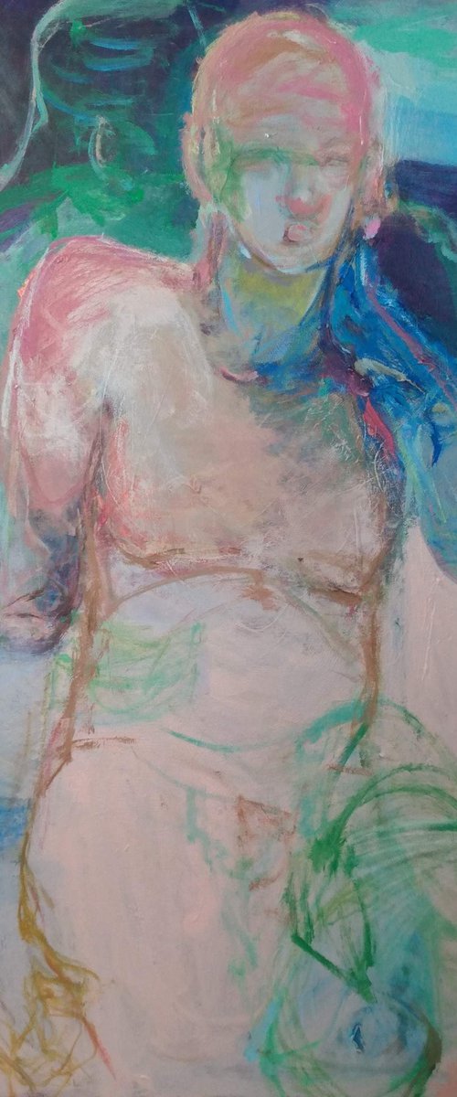 Weightless Thought (65x100cm) by Magdalena Morey