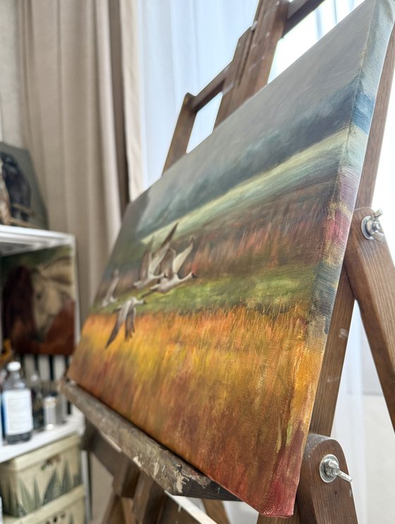 Warm rain through sunlight