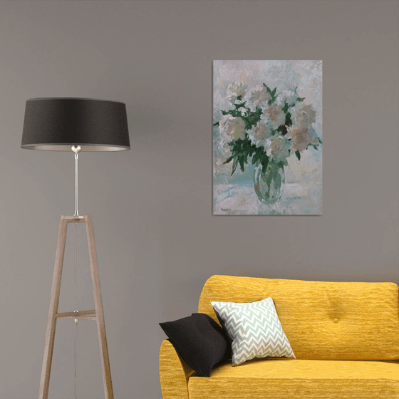 “White Peonies”